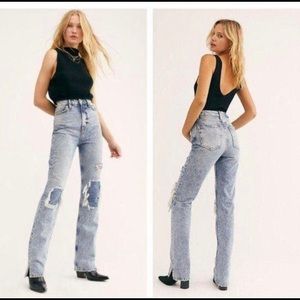 Free People - Sz 32 My Own Lane Jeans